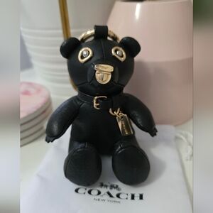 Coaxh Leather Bear Charm